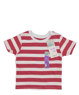 Nové bílo-červené pruhované triko Primark 