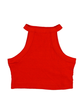 Oranžový crop top 