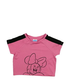 Růžový crop top Minnie Disney Tu 