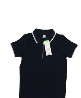 Nové tmavě modré triko s límečkem F&F