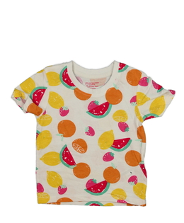 Krémové triko s ovocem Primark 
