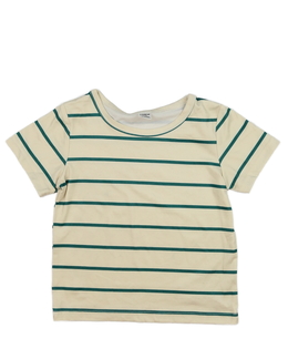 Světlé triko se zelenými pruhy 