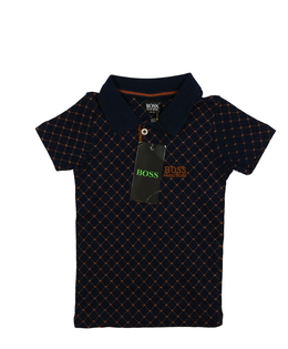 Nové tmavě modré triko s límečkem 