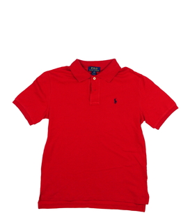 Červené triko s límečkem vel. 170 Ralph Lauren 