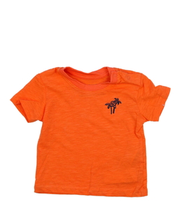 Oranžové triko s palmami Primark 