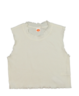 Krémový crop top 