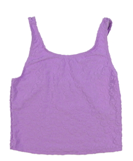 Nový fialový crop top Tu