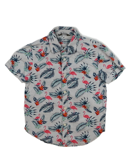 Modrá košile s plameňáky Primark 