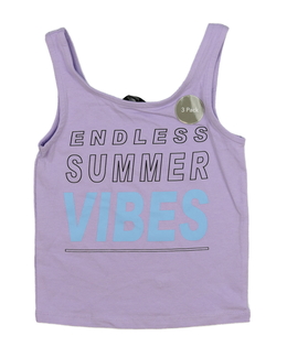 Fialové kratší tílko George