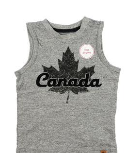 Šedé melírované tílko 