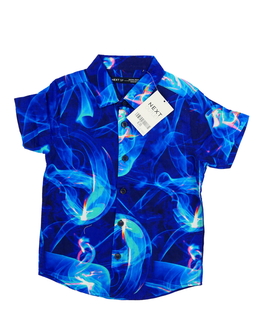 Nová modrá vzorovaná košile Next