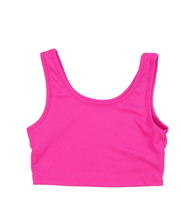 Růžový crop top 