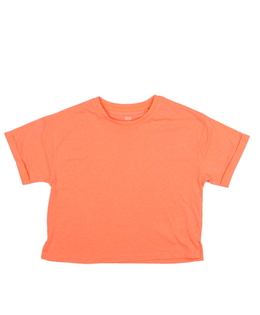 Neonově oranžový crop top F&F