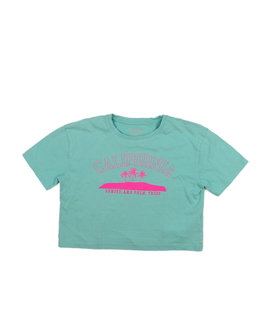 Modrý lehký crop top Primark 