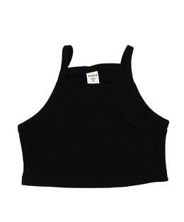 Černý crop top 