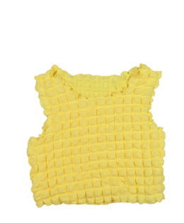 Žlutý crop top 