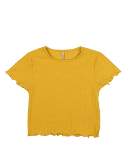 Žlutý crop top 