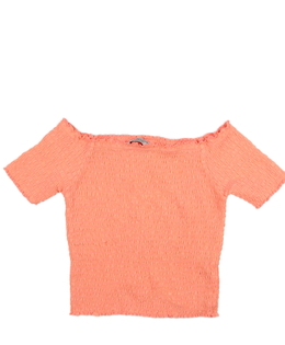 Světlý prošívaný crop top Primark 