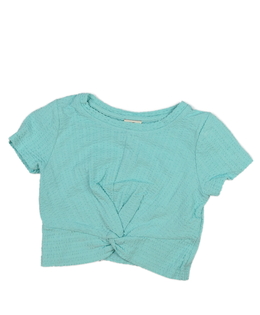 Modrý crop top River Island 