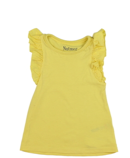 Žluté tílko s volánky Nutmeg