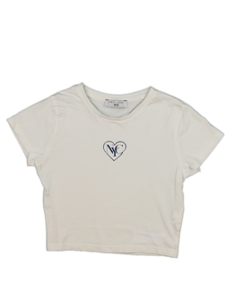Bílý crop top New Look