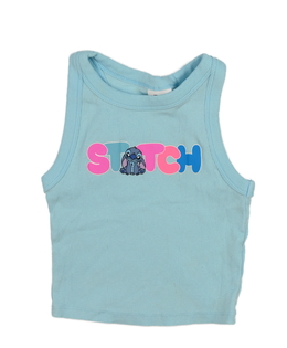 Modrý crop top Stitch Disney George
