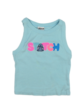 Modrý crop top Stitch Disney George