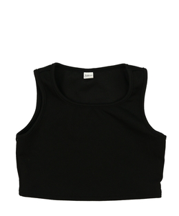 Černý crop top 