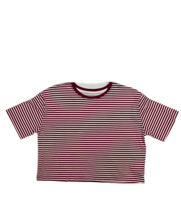 Pruhovaný oversize crop top Primark 