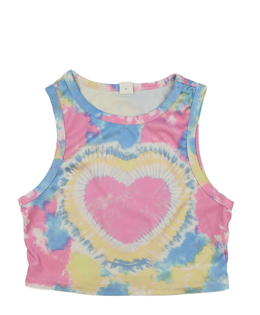 Batikovaný crop top 