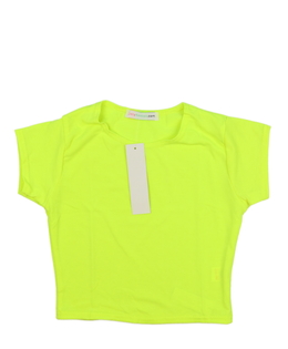 Nový neonově žlutý crop top 
