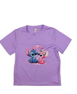 Fialové roztomilé triko Stitch 