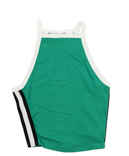 Zelený crop top New Look 