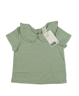 Nové zelené triko s límečkem H&M