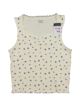 Nové krémové kratší tílko Primark 