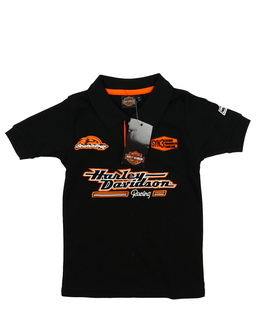 Nové černé motorkářské triko Harley Davidson