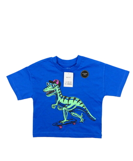 Nové modré stylové triko s dinosaurem Next