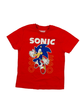Červené triko Sonic Primark 
