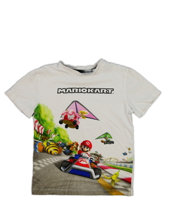 Bílé triko Mario Kart Next