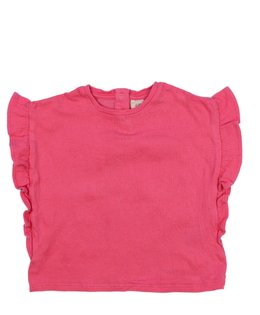Růžové triko s volánky H&M