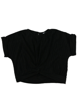 Černý crop top 