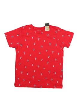 Nové červené triko s kaktusy Primark 