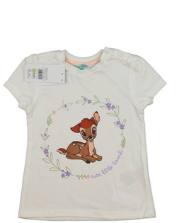 Nové bílé triko Bambi Disney 