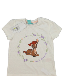 Nové bílé triko Bambi Disney 