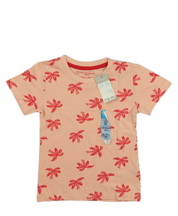 Nové oranžové triko s palmami Primark 