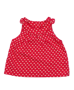 Červené tílko se srdíčky Mothercare