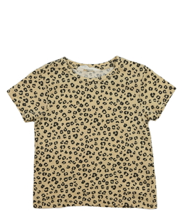 Hnědé vzorované triko H&M