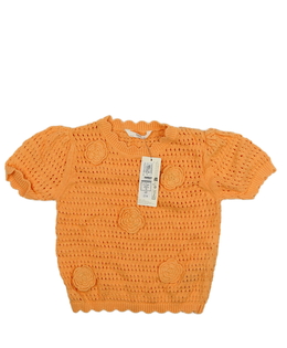 Nové oranžové pletené triko M&S
