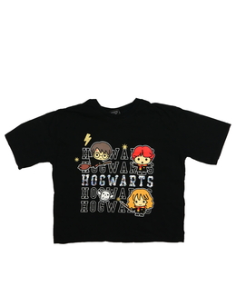 Černý crop top Harry Potter George