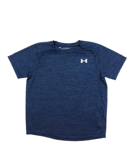 Modré melírované sportovní triko Under Armour 